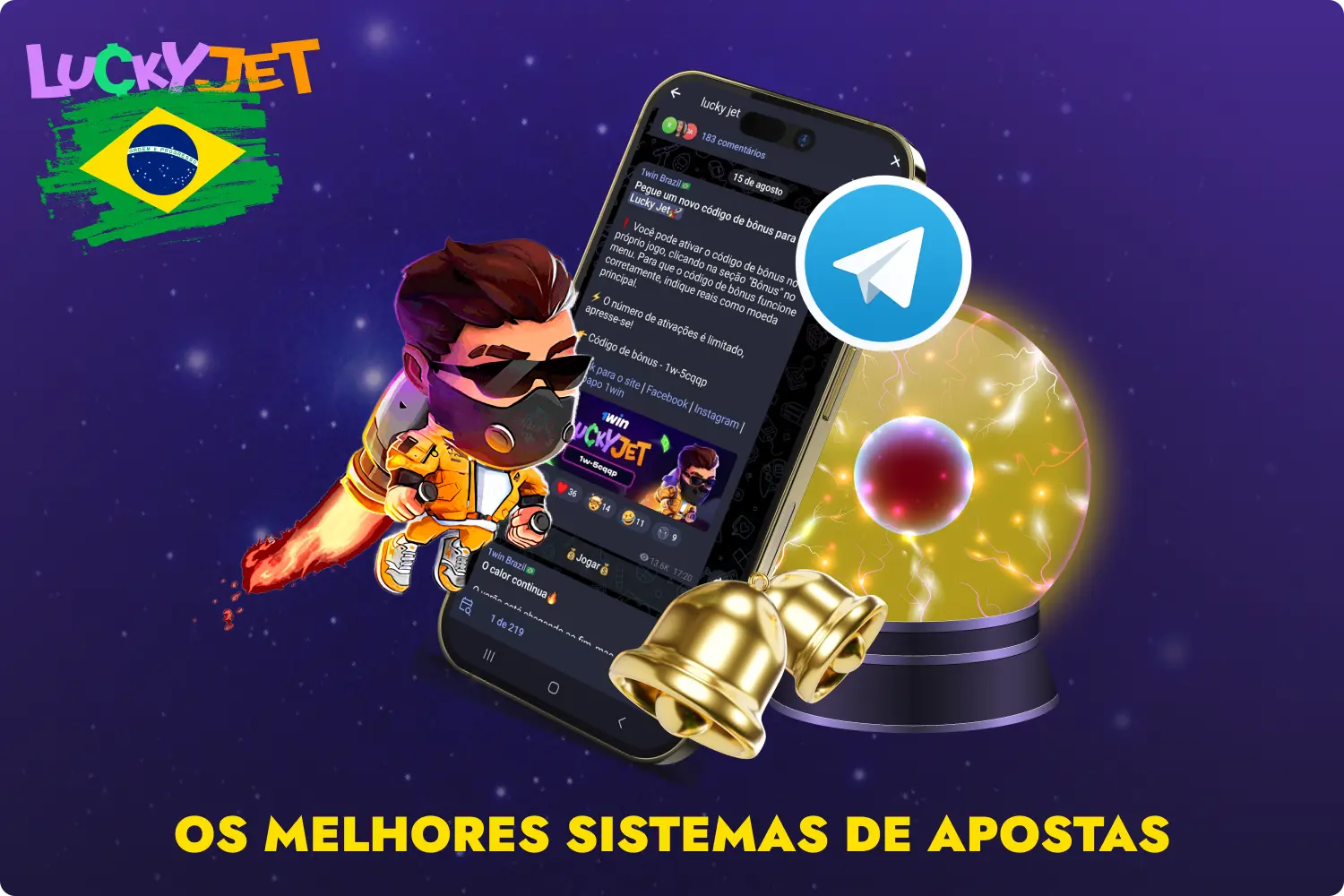 Para além de aplicarem a estratégia Lucky Jet, muitos apostadores brasileiros também utilizam vários sistemas de apostas, tais como preditores, sinais e bots