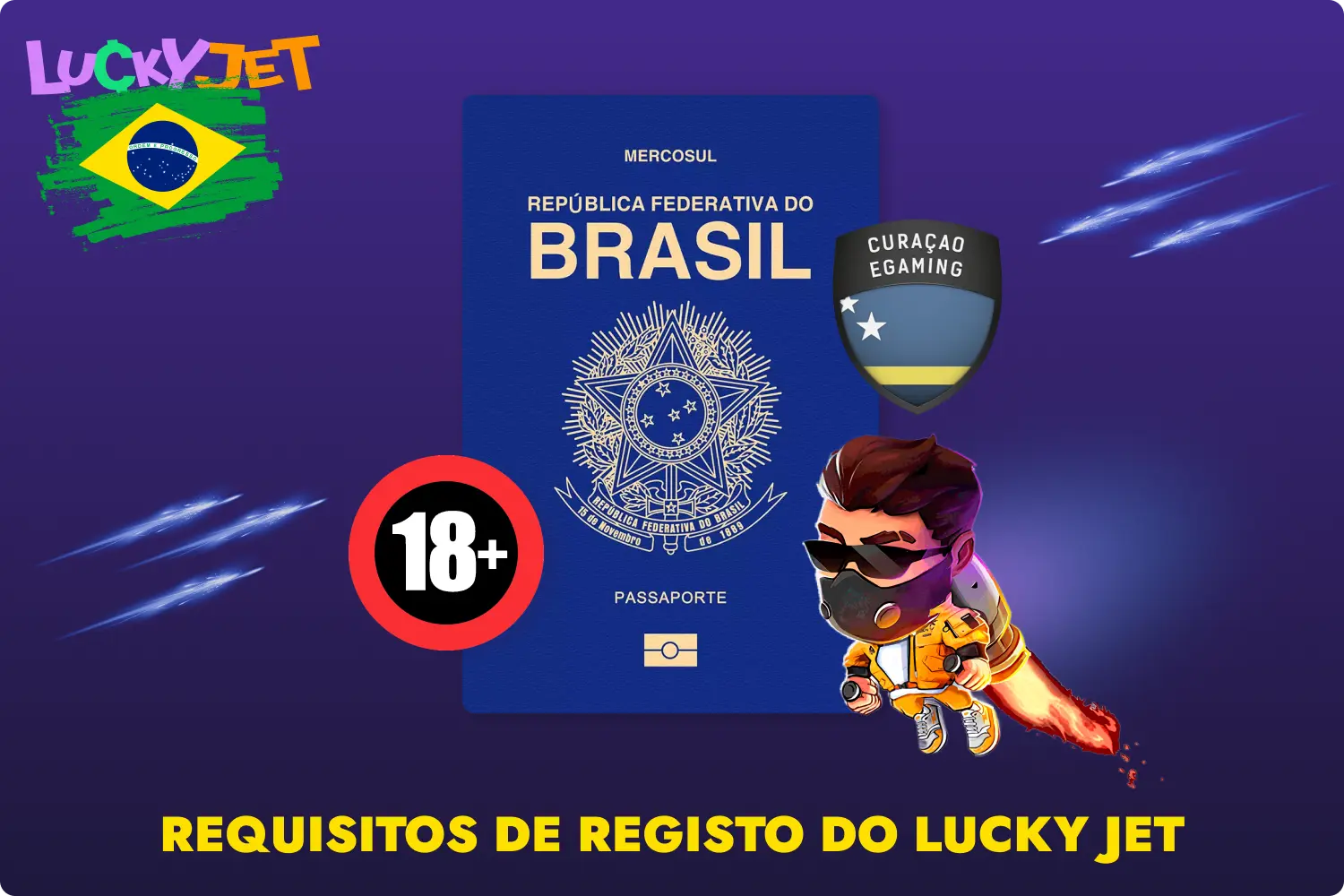 Todos os jogadores brasileiros devem cumprir as obrigações que lhes são impostas pelas leis de jogo locais e aderir às regras internas da 1win se quiserem jogar no Lucky Jet