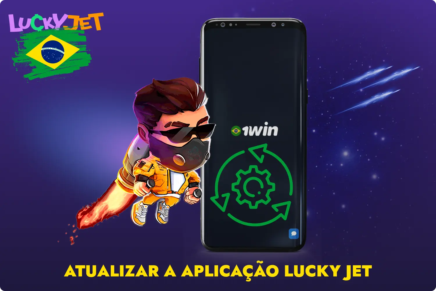 Os brasileiros não precisam de atualizar manualmente uma aplicação 1win Lucky Jet previamente descarregada, uma vez que, de cada vez que a lançam, obtêm a funcionalidade mais recente do programa